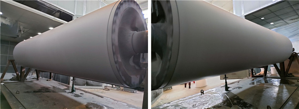 枣庄某纸业公司卷纸缸表面超音速电弧喷涂修复